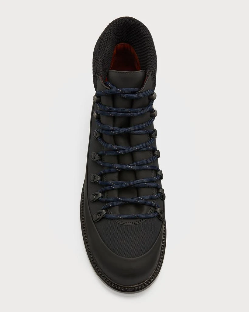 商品Loro Piana|Men's Laax Walk Nylon Lace-Up Rain Boots,价格¥16400,第5张图片详细描述