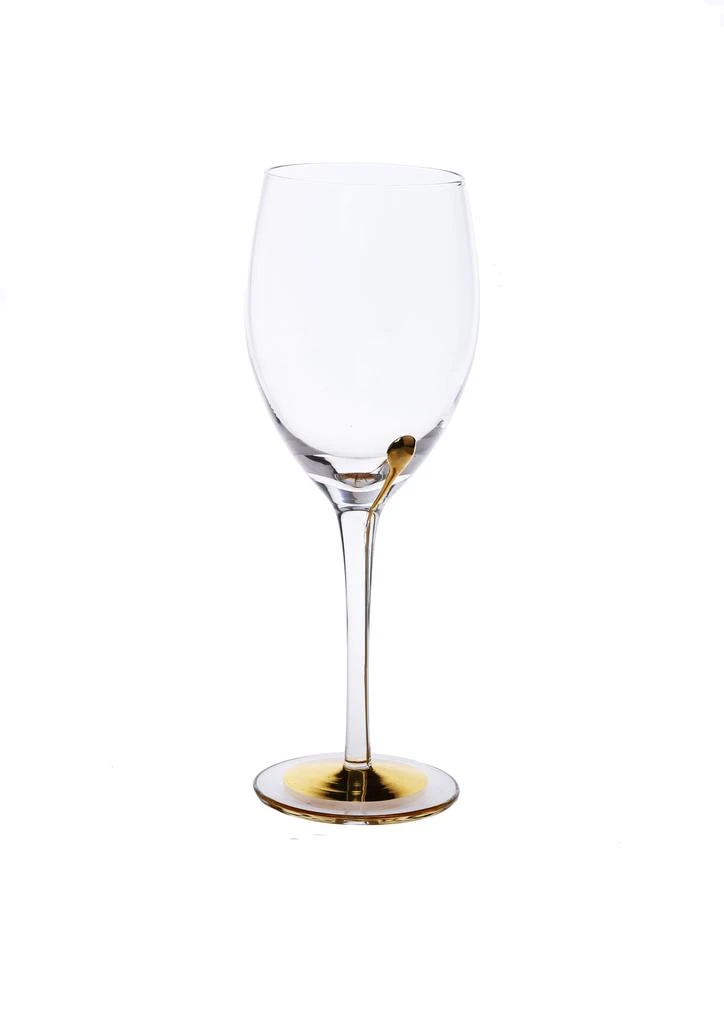 商品Classic Touch Decor|Set of 6 Water Glasses with Gold Reflection,价格¥932,第1张图片
