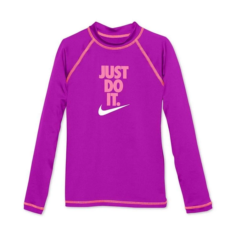 商品NIKE|Just Do It Hydro Rashguard Top, Big Girls (7-16),价格¥96,第1张图片