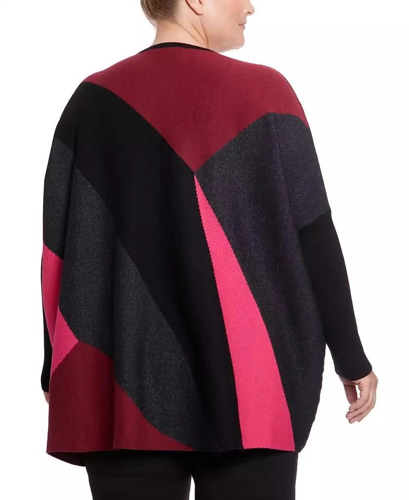 商品Joseph A|Plus Size Crewneck Poncho Sweater,价格¥297,第2张图片详细描述