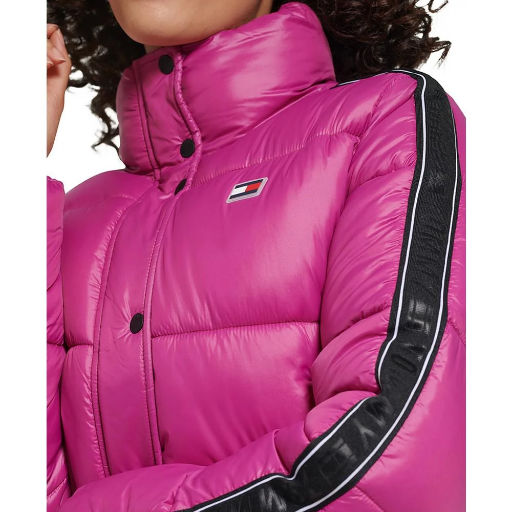 商品Tommy Hilfiger|Women's Active Cropped Stretch Puffer Jacket,价格¥490,第4张图片详细描述