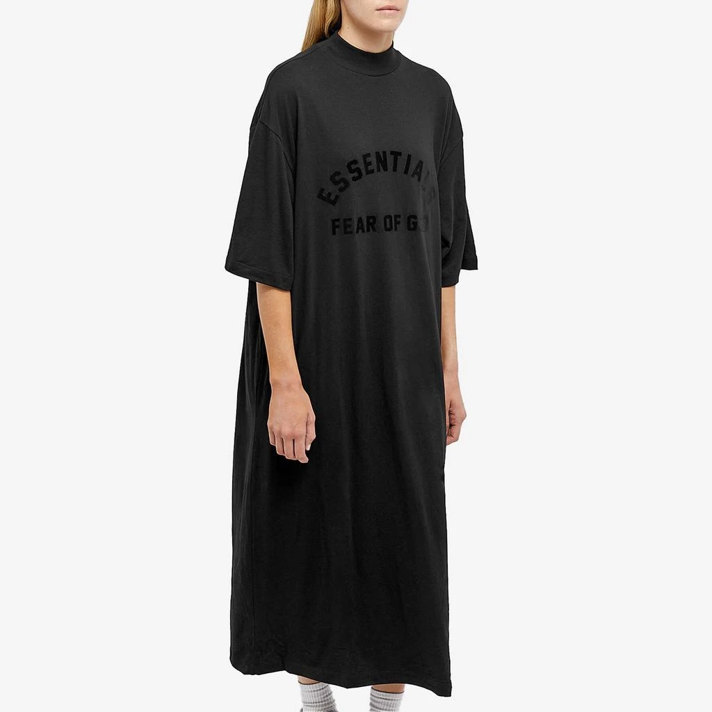 商品Essentials|Fear of God ESSENTIALS 3/4 Sleeve Dress - Black,价格¥347,第2张图片详细描述