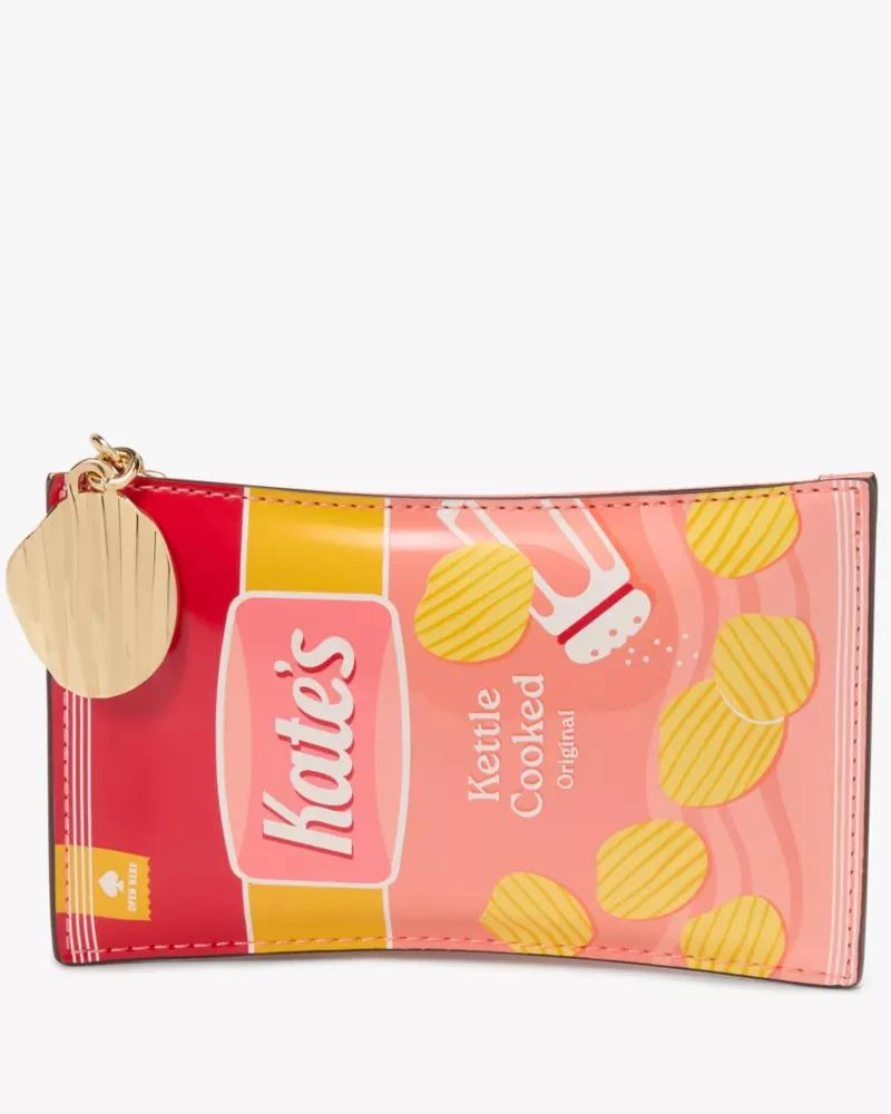 商品Kate Spade|Snack Time Patent Card Case Wristlet,价格¥753,第4张图片详细描述