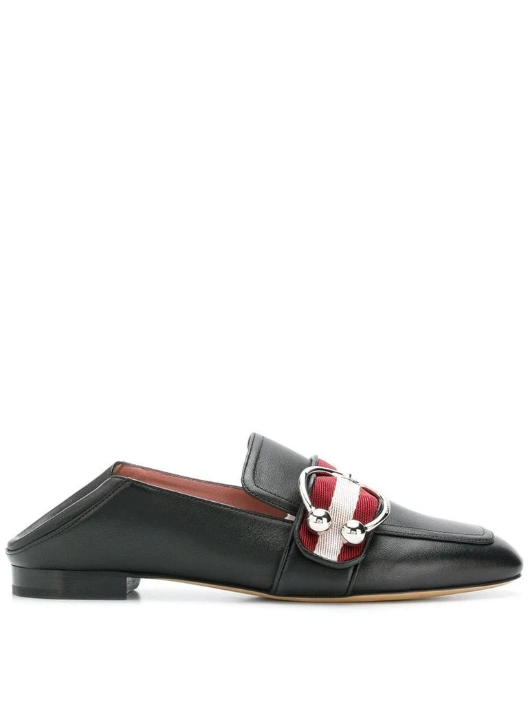 商品Bally|NEW Bally Malinda Ladies Black Lamb Leather Loafers,价格¥1932,第2张图片详细描述