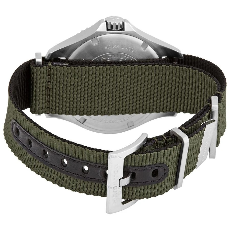 商品Hamilton|Khaki Navy Automatic Green Dial Sprite Bezel Men's Watch H82375961,价格¥4482,第3张图片详细描述