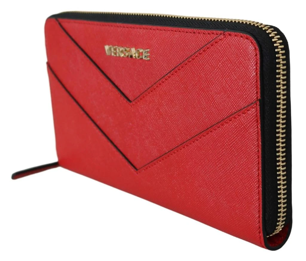 商品Versace|Versace Zip Around Leather Wallet,价格¥3241,第2张图片详细描述