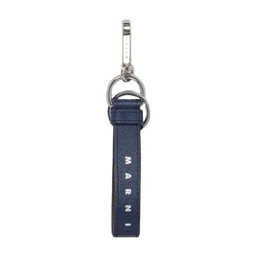 商品Marni|【预售】 男士 钥匙扣 十字纹皮革钥匙扣  MNI3F92QBLU ,价格¥2198,第1张图片