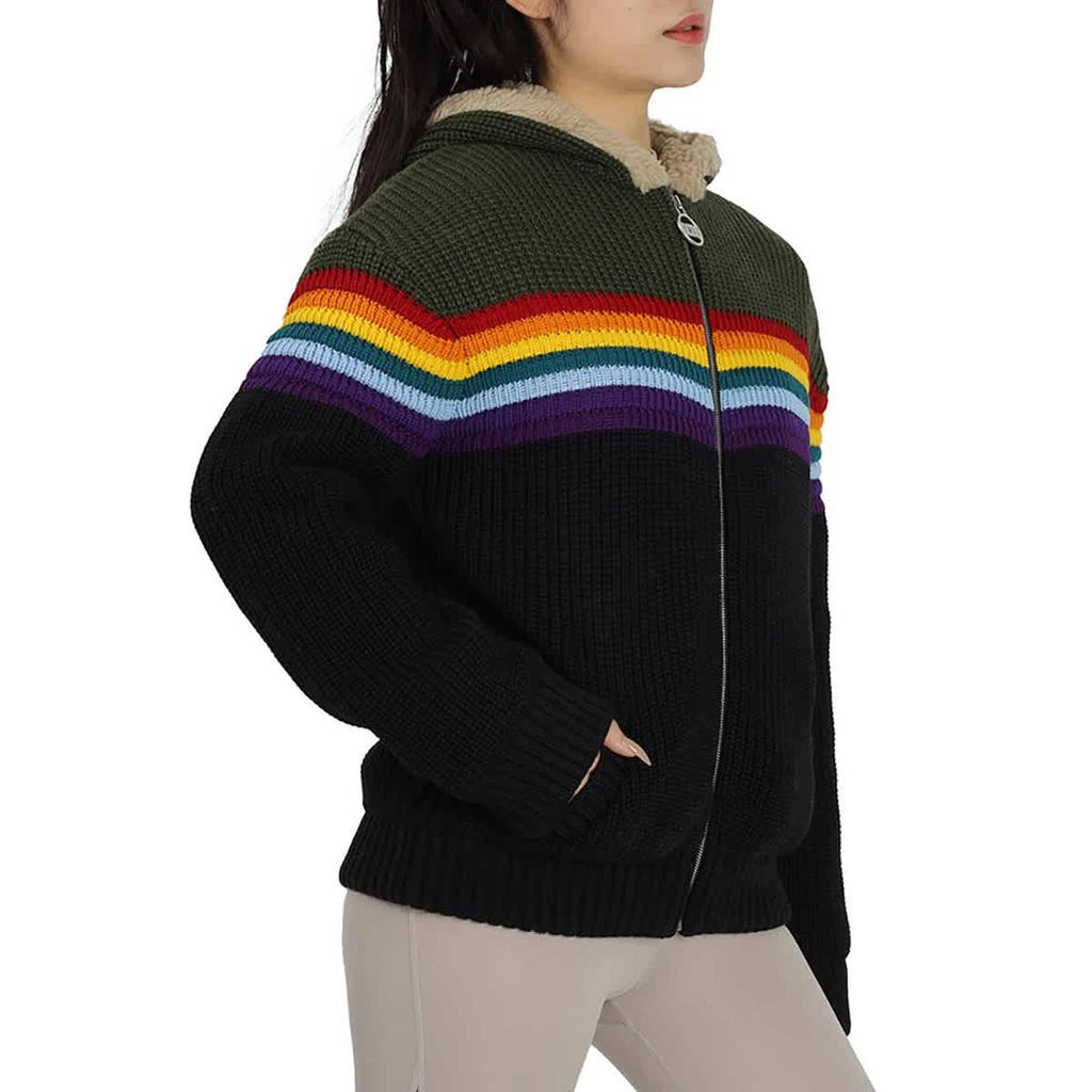 商品GCDS|Ladies Sherpa Lined Rooded Rainbow Sweater,价格¥750,第2张图片详细描述