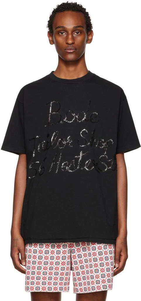 商品Bode|Black Tailor Shop T-Shirt,价格¥1167,第1张图片