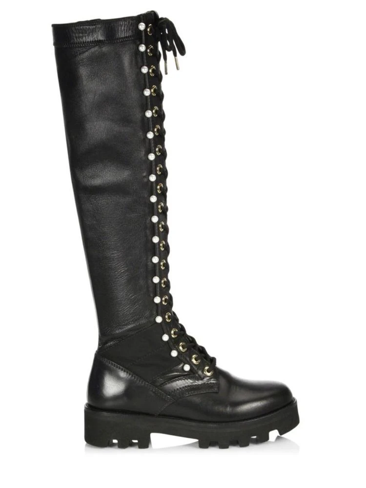 商品Altuzarra|Cosmo Knee-High Leather Jungle Boots,价格¥6582,第4张图片详细描述