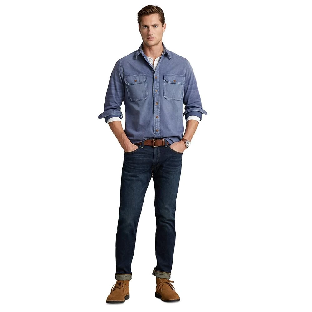 商品Ralph Lauren|Men's Classic-Fit Denim Workshirt,价格¥679,第4张图片详细描述
