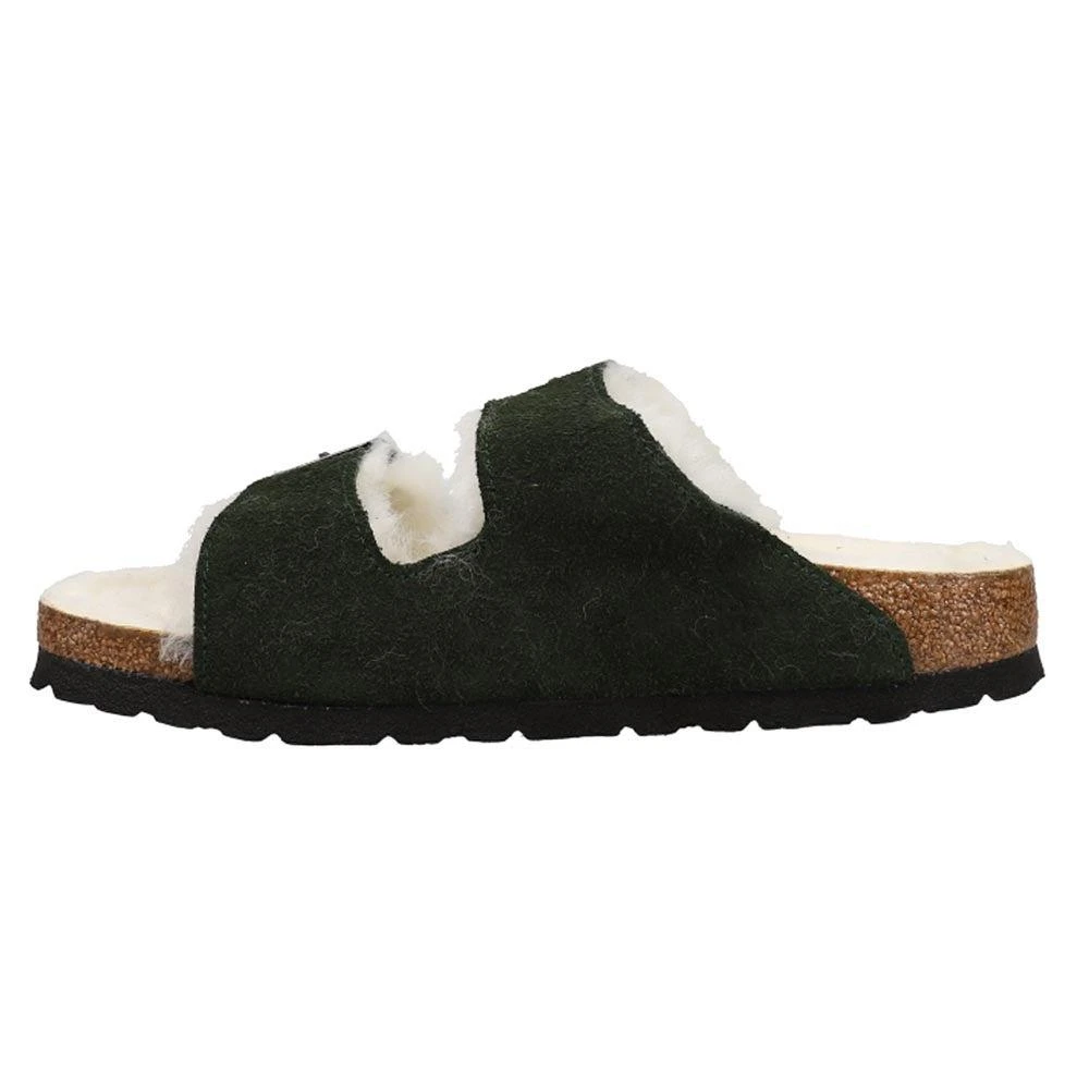 商品Birkenstock|Arizona Shearling Suede Leather Footbed Sandals,价格¥1012,第3张图片详细描述