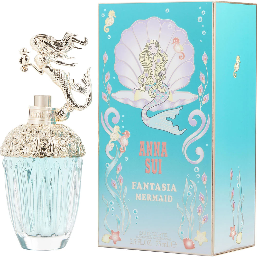 商品Anna Sui|ANNA SUI 安娜苏 筑梦人鱼（美人鱼）女士淡香水 EDT 75ml,价格¥723,第1张图片