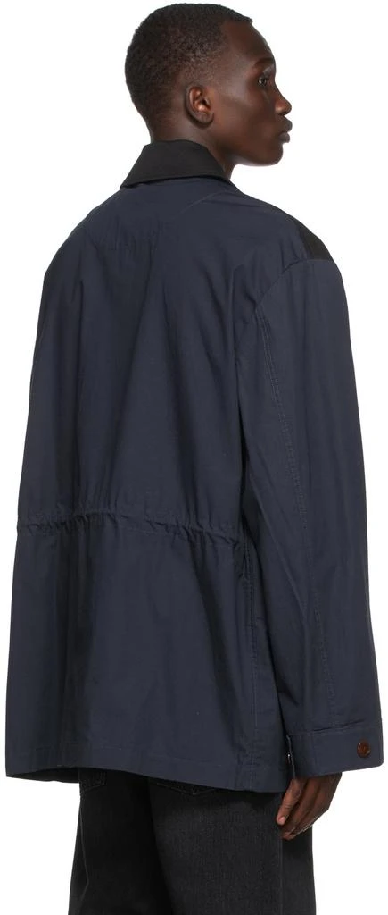 商品Acne Studios|Black & Navy Casual Cotton Jacket,价格¥3300,第3张图片详细描述