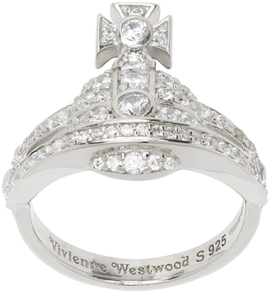 商品Vivienne Westwood|Silver Mini Orb Ring,价格¥1546,第1张图片