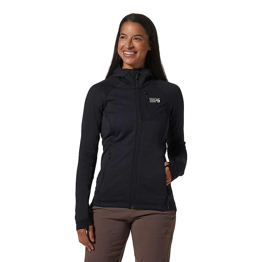 商品Mountain Hardwear|Mountain Hardwear Women's Polartec Power Grid Full Zip Hoody,价格¥1197,第1张图片