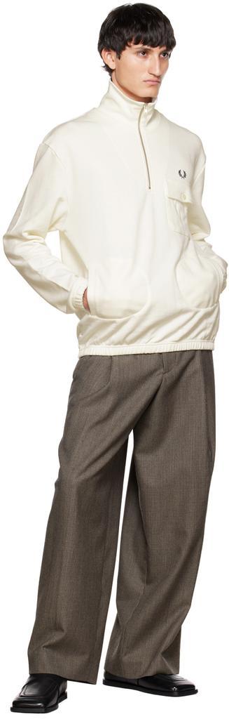 商品Fred Perry|Off-White Embroidered Sweater,价格¥427,第6张图片详细描述