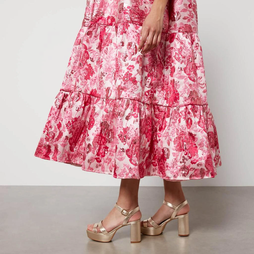 商品Sister Jane|Sister Jane Dancing Queens Floral-Jacquard Midi Dress,价格¥421,第3张图片详细描述