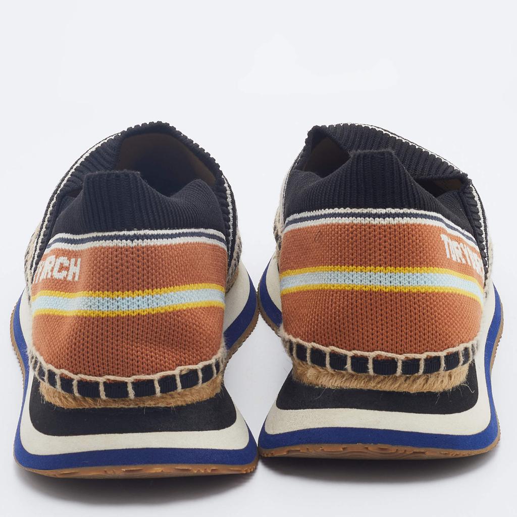 Tory Burch Multicolor Knit Fabric Daisy Espadrille Sneakers Size 40商品第5张图片规格展示