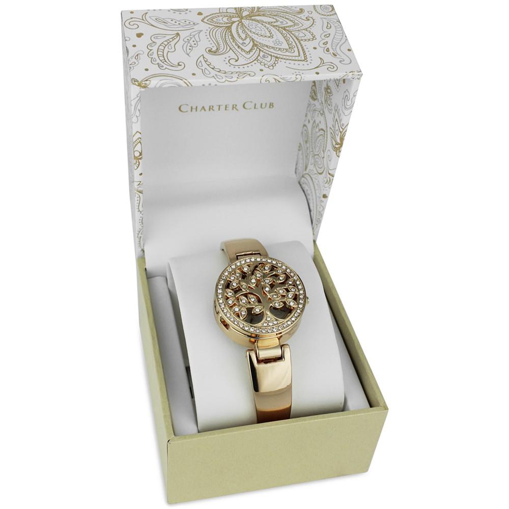 Women's Gold-Tone Cuff Bracelet Watch 30mm, Created for Macy's商品第5张图片规格展示