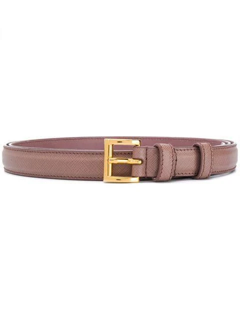 商品Prada|PRADA Classic slim belt,价格¥4278,第1张图片