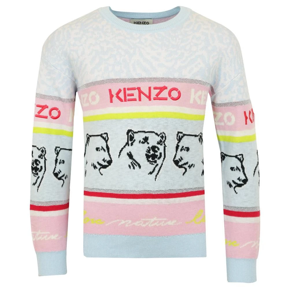 商品Kenzo|Pale Blue Polar Bear Motif Jumper,价格¥508,第1张图片