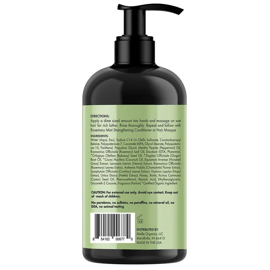 商品Mielle Organics|Strengthening Shampoo Rosemary Mint,价格¥92,第2张图片详细描述