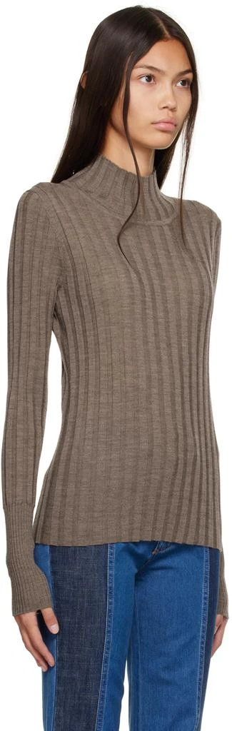 商品See by Chloé|Beige Ribbed Turtleneck,价格¥1542,第2张图片详细描述