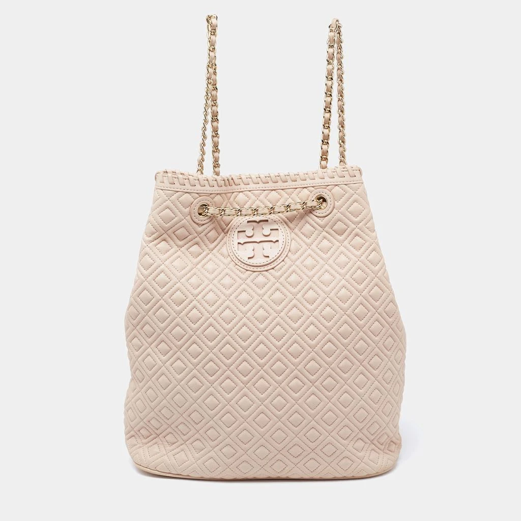 商品[二手商品] Tory Burch|Tory Burch Powder Pink Leather Drawstring Backpack,价格¥1327,第1张图片