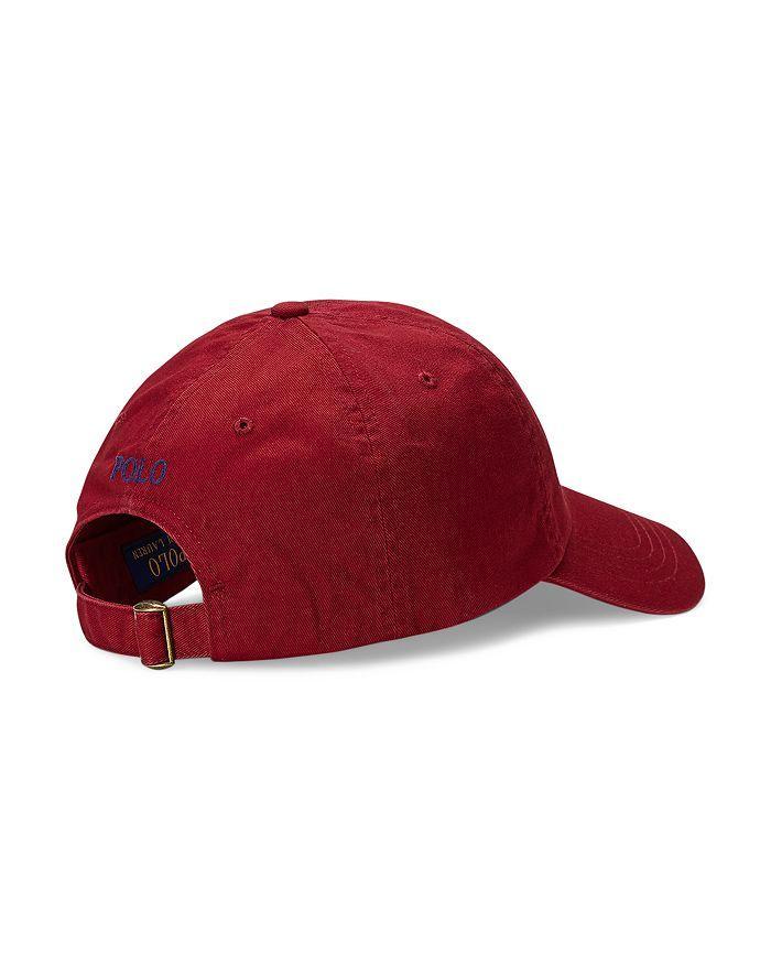 商品Ralph Lauren|Cotton Chino Logo Embroidered Ball Cap,价格¥287,第4张图片详细描述