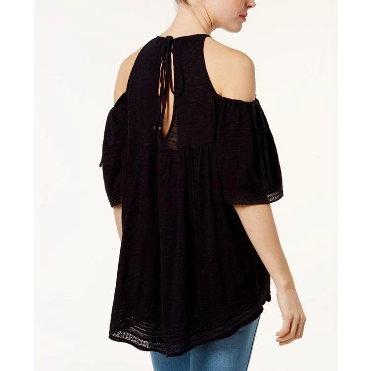 商品Free People|Fast Times Embroidered Cold-Shoulder Top,价格¥240,第3张图片详细描述