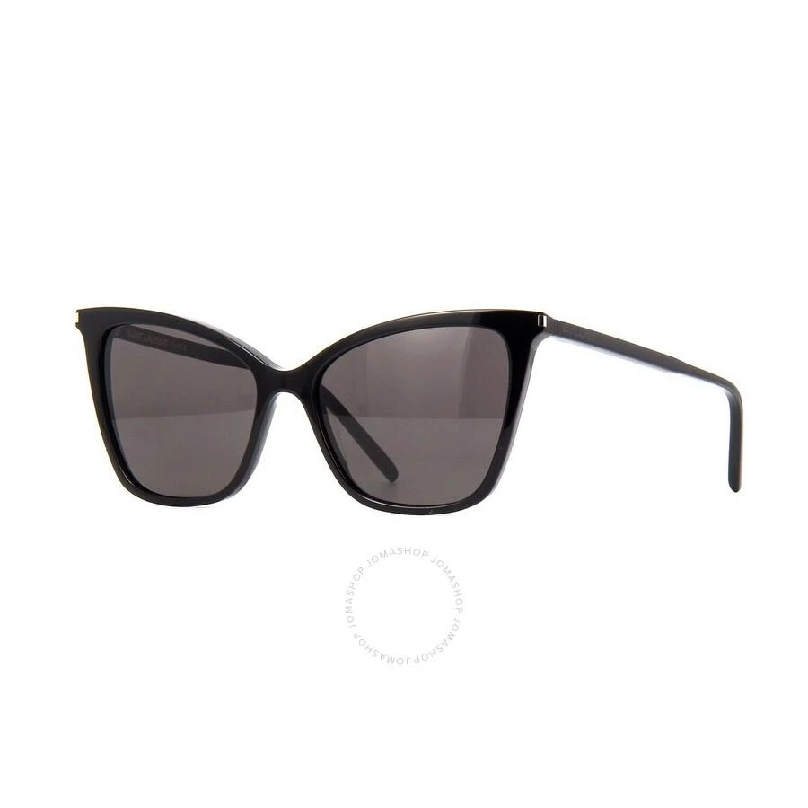 商品Yves Saint Laurent|Black Cat Eye Ladies Sunglasses SL 384 001 55,价格¥1318,第1张图片
