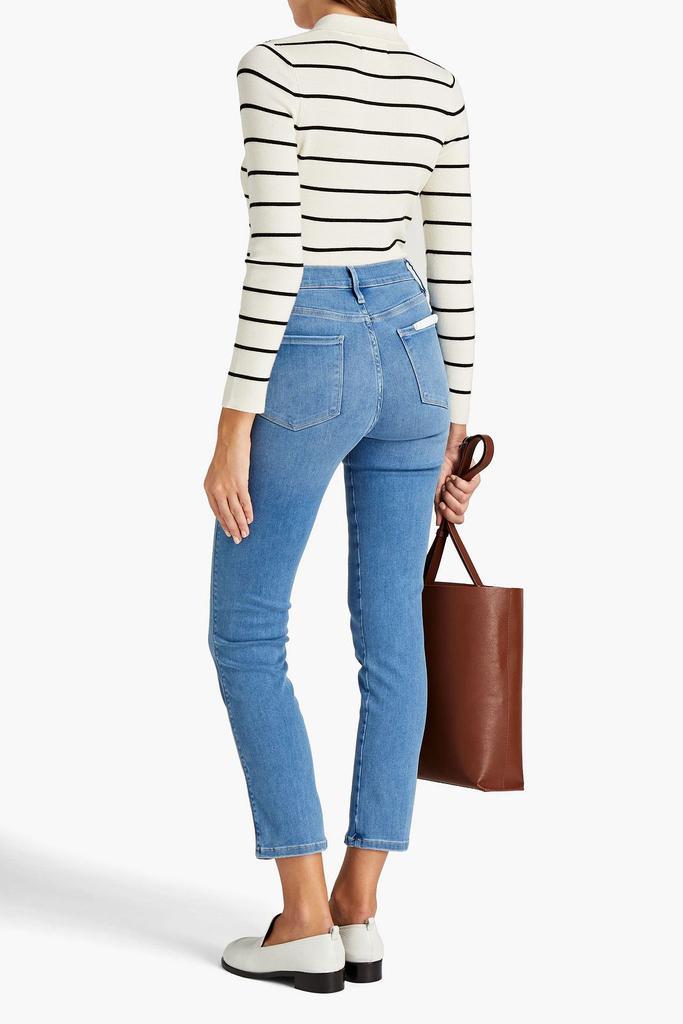 商品FRAME|Le Sylvie cropped high-rise straight-leg jeans,价格¥819,第1张图片