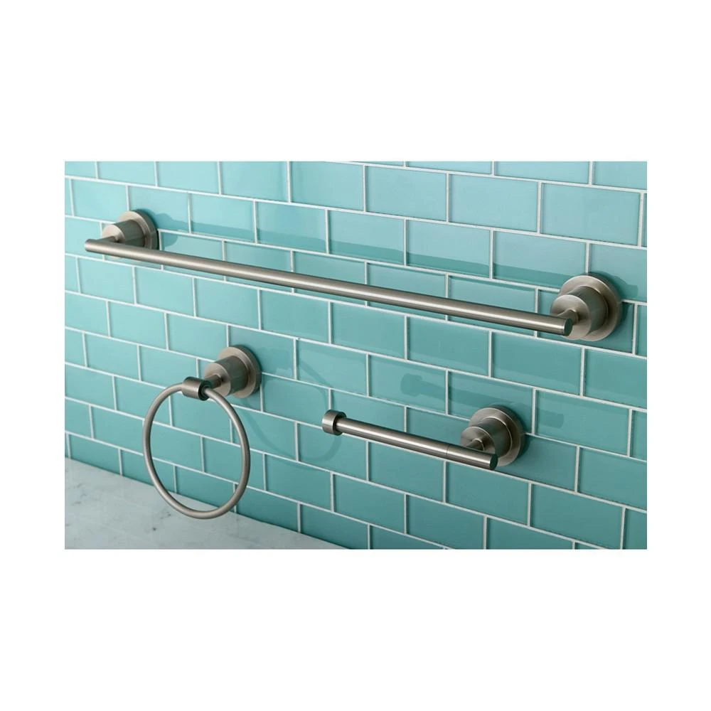 商品Kingston Brass|Concord Modern 3-Pc. Bathroom Accessories Set in Brushed Nickel,价格¥1621,第2张图片详细描述