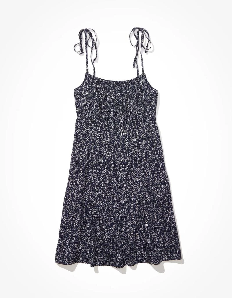 商品AE|AE Ruched Square Neck Mini Dress,价格¥122,第4张图片详细描述