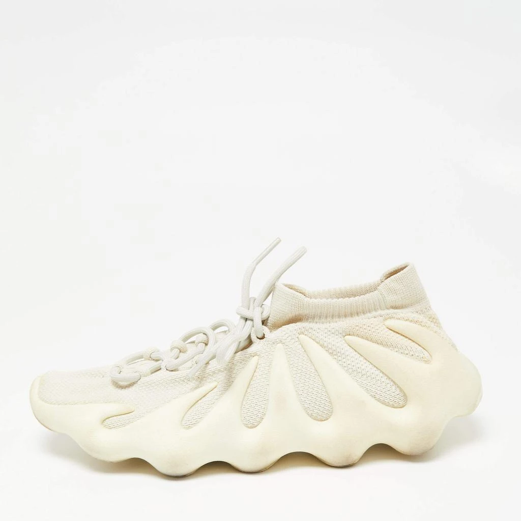 商品[二手商品] YEEZY|Yeezy x Adidas Cream Knit Fabric 450 Cloud White Sneakers Size 44 2/3,价格¥928,第1张图片
