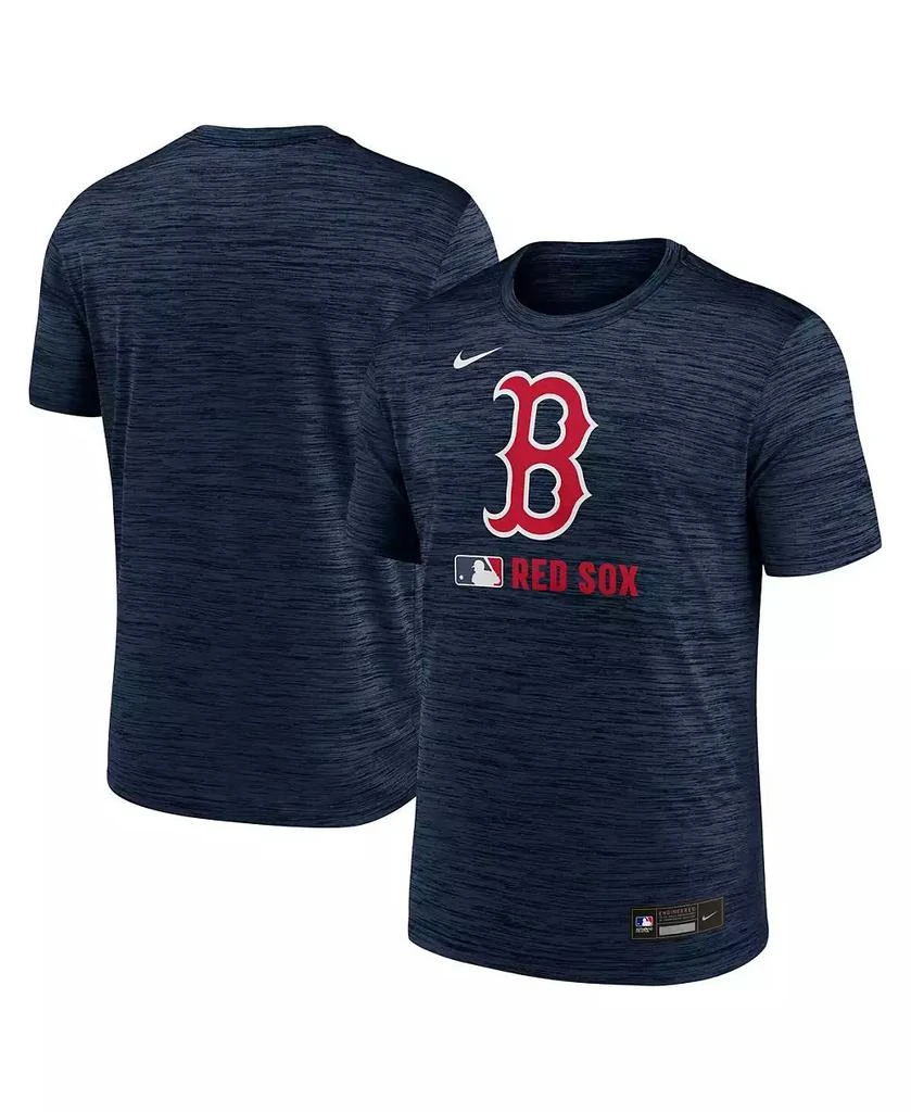 商品NIKE|Men's Navy Boston Red Sox Authentic Collection Velocity Performance Practice T-Shirt,价格¥335,第1张图片