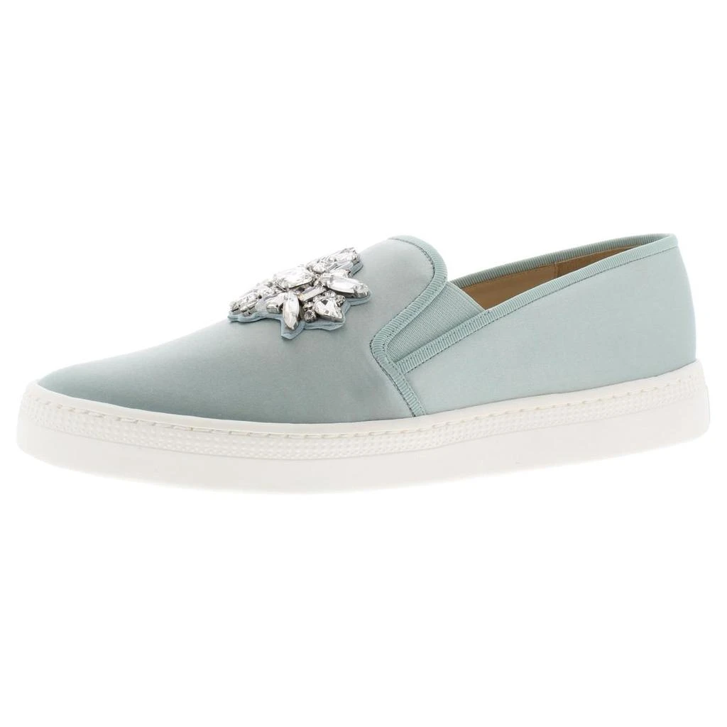 商品Badgley Mischka|Badgley Mischka Womens Barre Satin Round Toe Slip-On Shoes,价格¥329,第2张图片详细描述