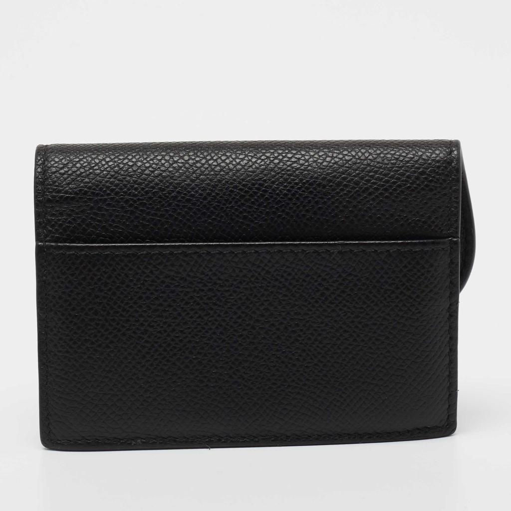 Dior Black Leather Saddle Card Holder商品第4张图片规格展示