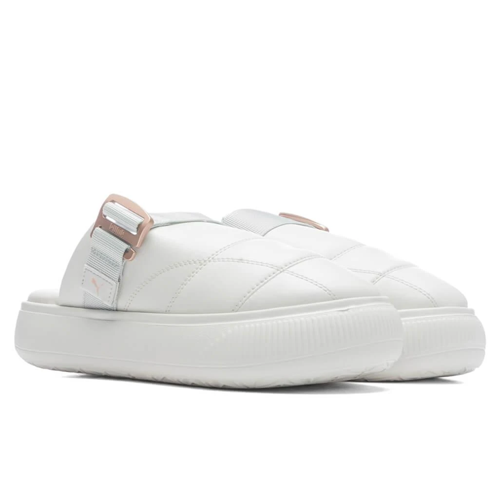 商品Puma|Puma Women's Suede Mayu Mule L - Nimbus Cloud/Platinum Grey,价格¥374,第2张图片详细描述