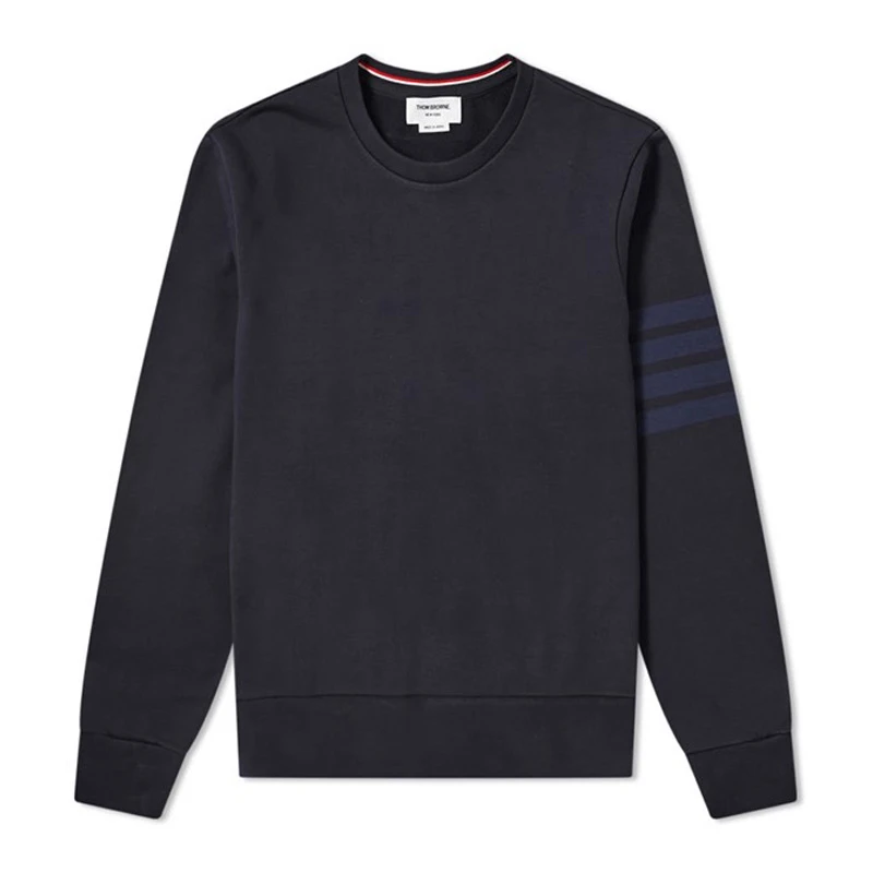 商品[国内直发] Thom Browne|THOM BROWNE 海军蓝色男士卫衣/帽衫 MJT248A-06910-415,价格¥3768,第1张图片