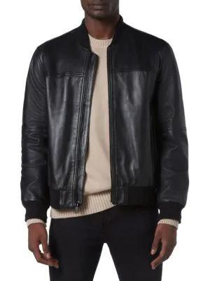 商品Marc New York by Andrew Marc|Summit Leather Bomber Jacket,价格¥1814,第1张图片