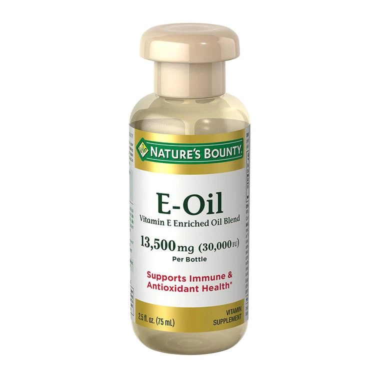 商品Nature's Bounty|Natures Bounty Natural Vitamin E Oil 30000 I.U, 2.5 Oz,价格¥69,第1张图片