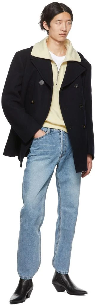 商品Recto|SSENSE Exclusive Yellow Half-Zip Sweater,价格¥472,第4张图片详细描述