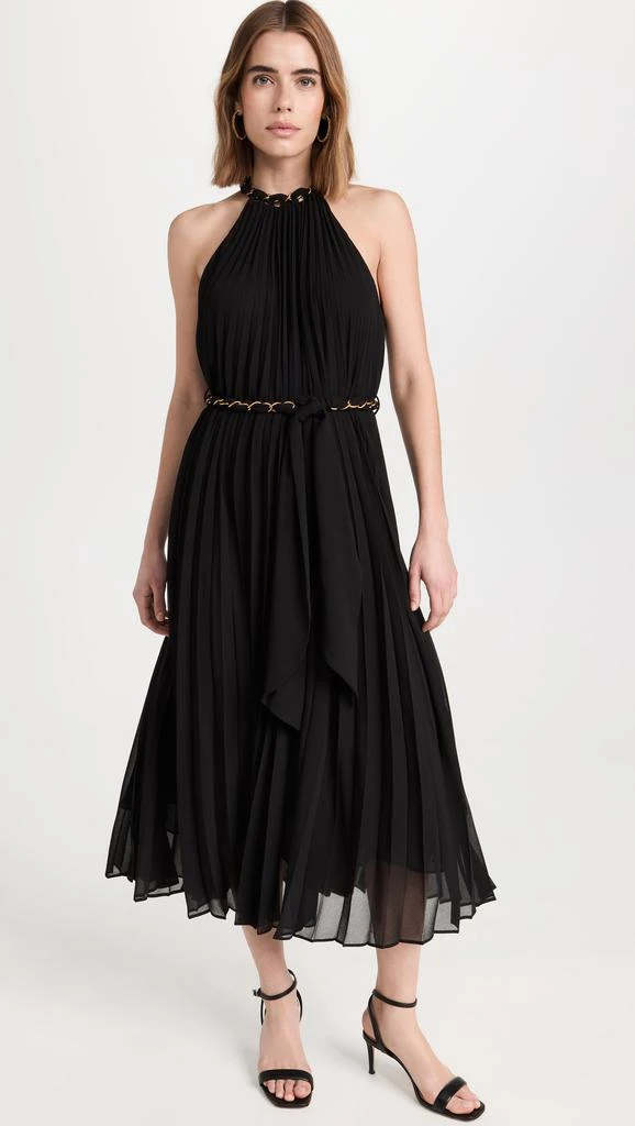 商品Zimmermann|Zimmermann Sunray 褶皱中长连衣裙,价格¥5668,第1张图片