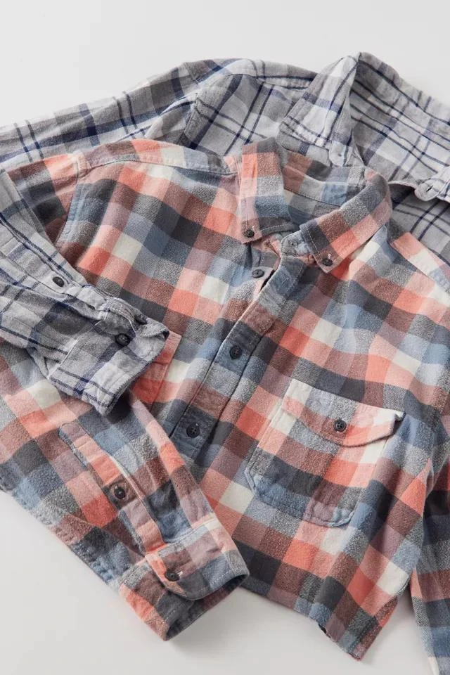 商品Urban Renewal|Urban Renewal Remade Raw Cropped Flannel Shirt,价格¥189,第2张图片详细描述