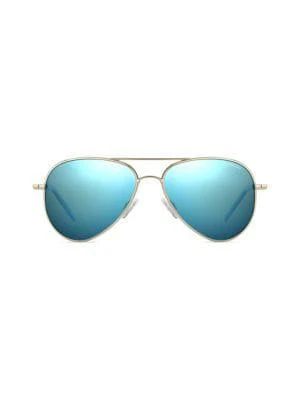 商品Polaroid|56MM Aviator Sunglasses,价格¥321,第1张图片