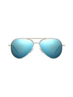 商品Polaroid|56MM Aviator Sunglasses,价格¥298,第1张图片