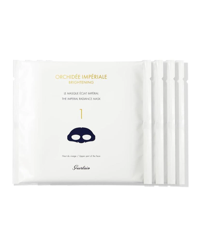 商品Guerlain|Orchidee Imperiale Anti-Aging Radiance Sheet Masks, 4 count,价格¥2283,第5张图片详细描述