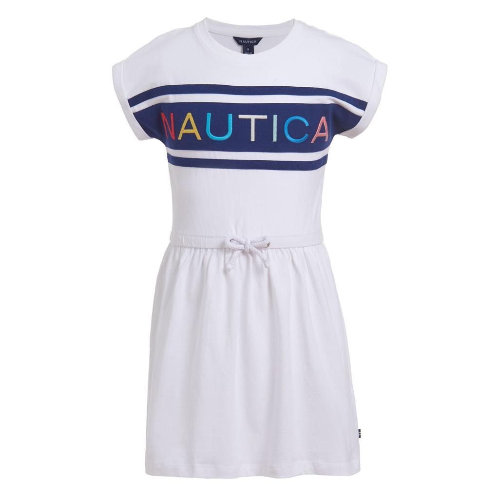 商品Nautica|Nautica Toddler Girls' Logo Graphic Dress (2T-4T),价格¥144,第1张图片